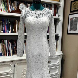 White Lace Mermaid Wedding Dress
